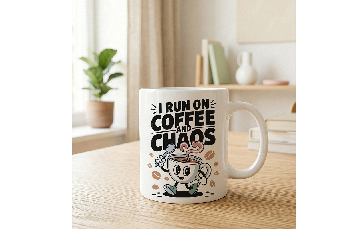 Coffee & Chaos Design Bundle SVG, a Food Illustration by Annudesign (Photo 2 of 14)