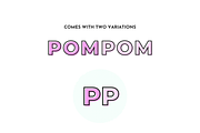 PomPom: Pink Logo Template for Canva, a Branding & Logo Template by ltsdesigns (Thumbnail 2 of 3)
