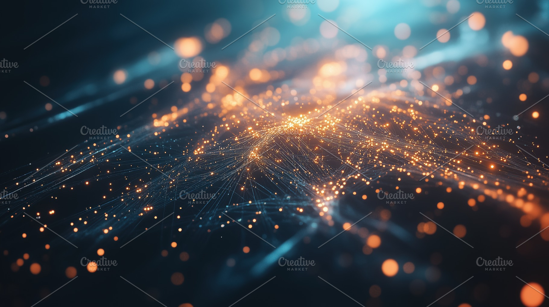 A mesmerizing abstract representation of a digital landscape, featuring glowing, a Photo by Textures & Backgrounds