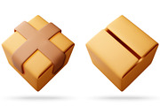 Two 3D rendered cartoonish delivery, an Object Illustration by Abscent (Thumbnail 2 of 3)