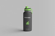 Water Bottle Mockup, a Cups & Container Mockup by hokagata (Thumbnail 2 of 5)