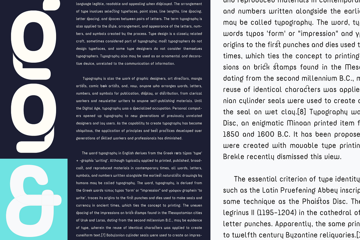Davigo Pro a Modern Rounded Fonts, a Sans Serif Font by Lettertype Studio (Photo 10 of 14)