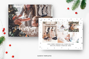 Christmas Card Template CC031