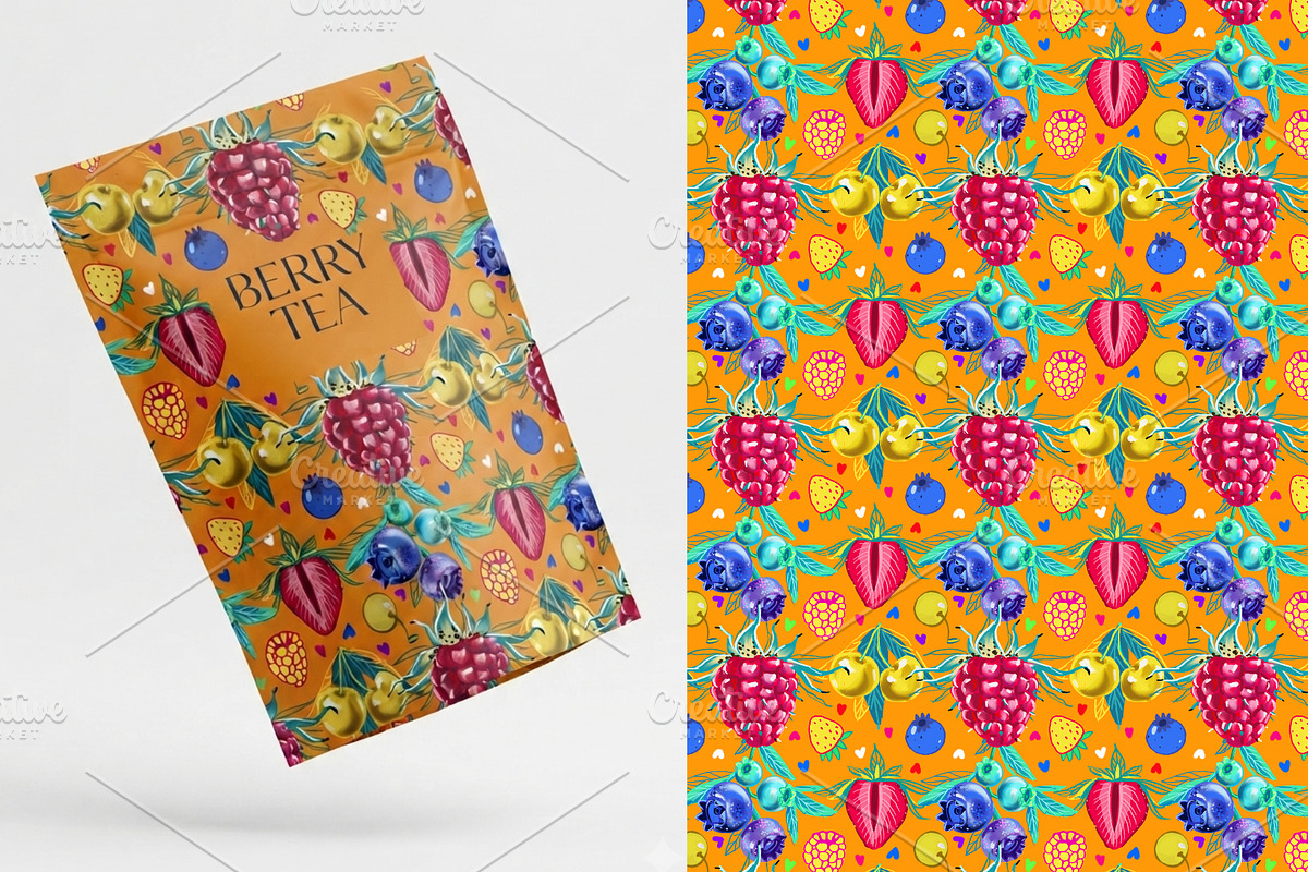Vibrant Fruits | Patterns & Clip art, a Pattern Graphic by Art_halych (Photo 9 of 13)