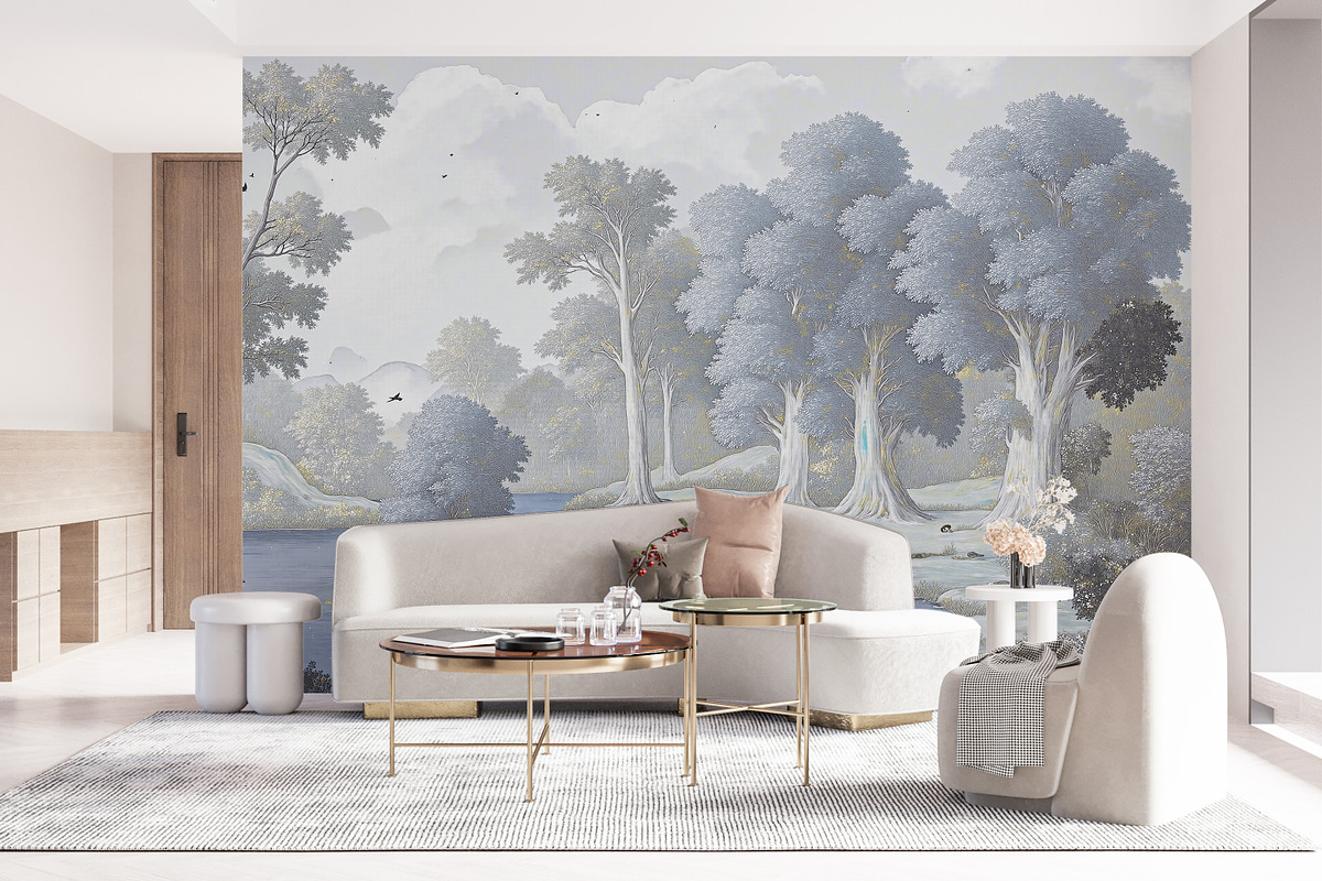 Abstract forest art set, an Illustration by fei long (Photo 4 of 10)