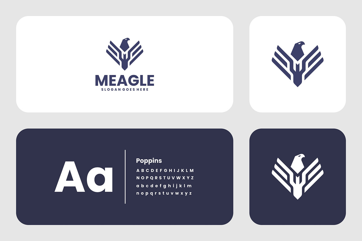 Silhouette Eagle Logo Design, a Branding & Logo Template by Artnivora.Std (Photo 3 of 4)