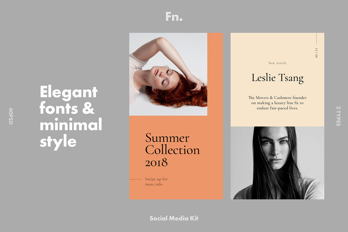 FN - Social Media Kit for Instagram, a Social Media Template by Simple and Nice (Photo 5 of 12)