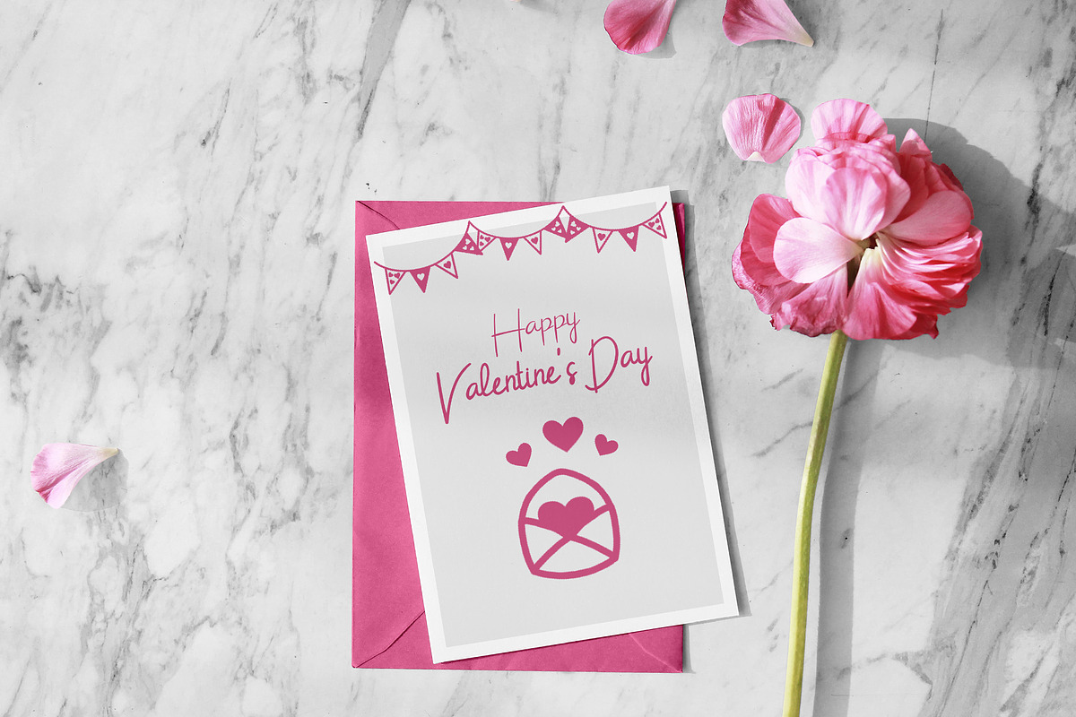 Valentines brush stamp procreate, a Brush Add-On by Lucieduclosart (Photo 3 of 4)