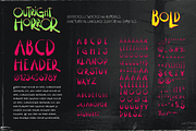 Outright Horror: Halloween Font, a Handwritten Font by Wingsart Studio (Thumbnail 4 of 16)
