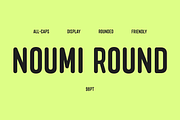 Noumi Round - Bold Display Font, a Sans Serif Font by Tiga Type (Thumbnail 1 of 7)
