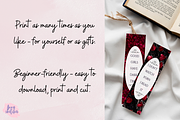 Dark Romance Printable Bookmarks, an Object Graphic by Anna Design Studio (Thumbnail 7 of 10)