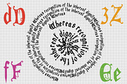 Wizard Letter Gothic, a Blackletter Font by cromatixclassroom (Thumbnail 2 of 6)