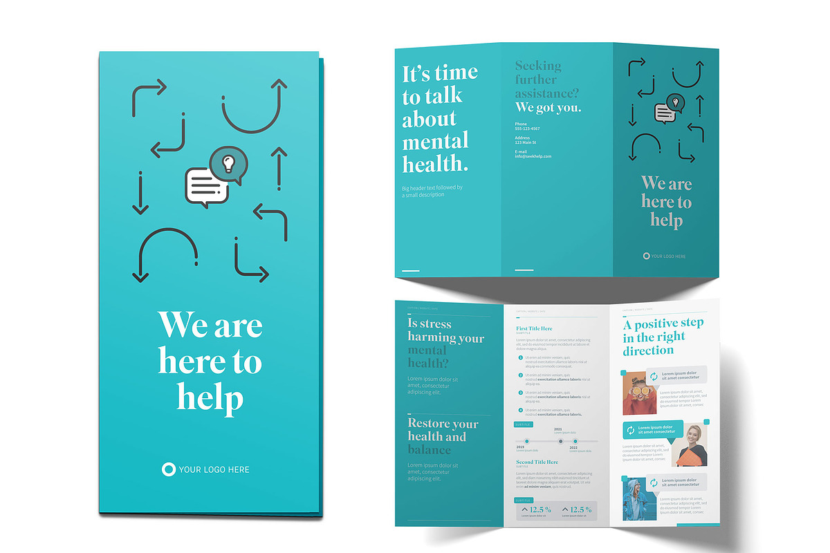 Health Trifold Brochure, a Templates & Theme by Juan ePrint Shop (Photo 1 of 2)