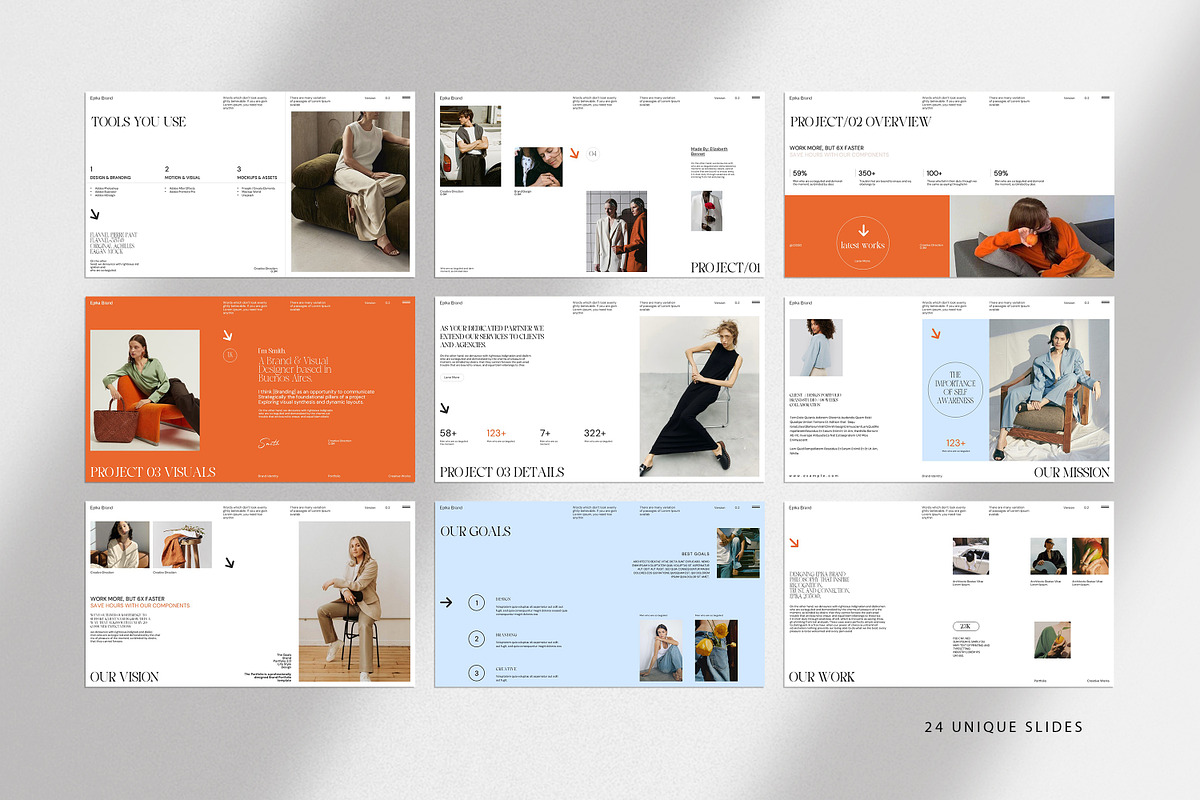EPIKA | Design Portfolio, a Presentation Template by CreativexGenius (Photo 10 of 11)