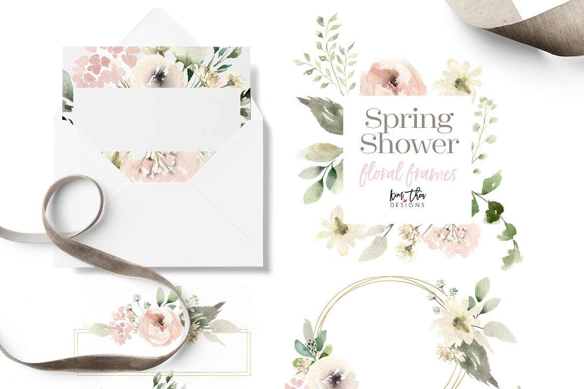 Spring Shower Wardrobe Collection, an Illustration by Kim Thoa Designs (Photo 6 of 10)
