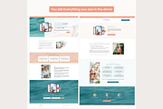 Systeme.io Calypso Peach Lead Funnel, a Landing Page Template by Hayley's Digital Hub (Thumbnail 5 of 9)