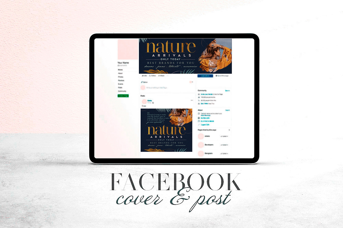 Nature - Social Media Pack, a Social Media Template by Touringxx Creative Studio (Photo 4 of 8)