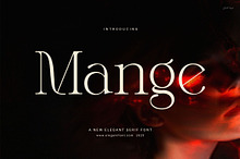 Meet Mange Elegant Serif