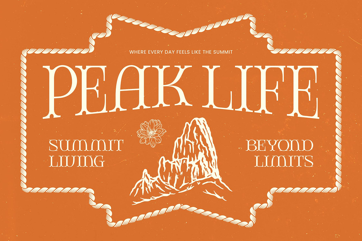 Giqer Western Vintage Serif, a Serif Font by timelesstype.co (Photo 12 of 20)