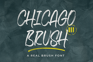 Chicago Brush A Brush Font