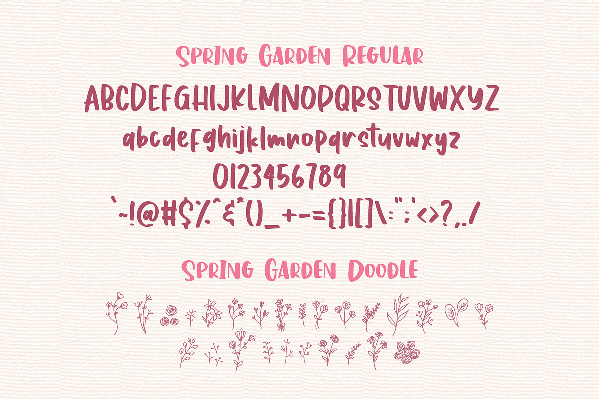 Spring Garden - Handwritten Font preview 7