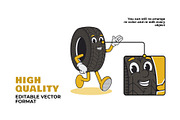 Groovy Racers Retro Illustration, a Transportation Illustration by Decoconio Design (Thumbnail 4 of 7)