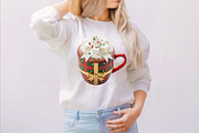 Cute Christmas Hot Cocoa Cup Clipart, an Illustration by SVGArt (Thumbnail 6 of 8)