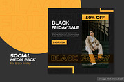 Black Friday social media template, a Social Media Template by Warm Snow (Thumbnail 3 of 3)
