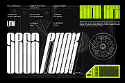 SEGAPUNK BOLD FUTURISTIC TYPEFACE, a Symbol Font by Font For Zula™ (Thumbnail 2 of 13)