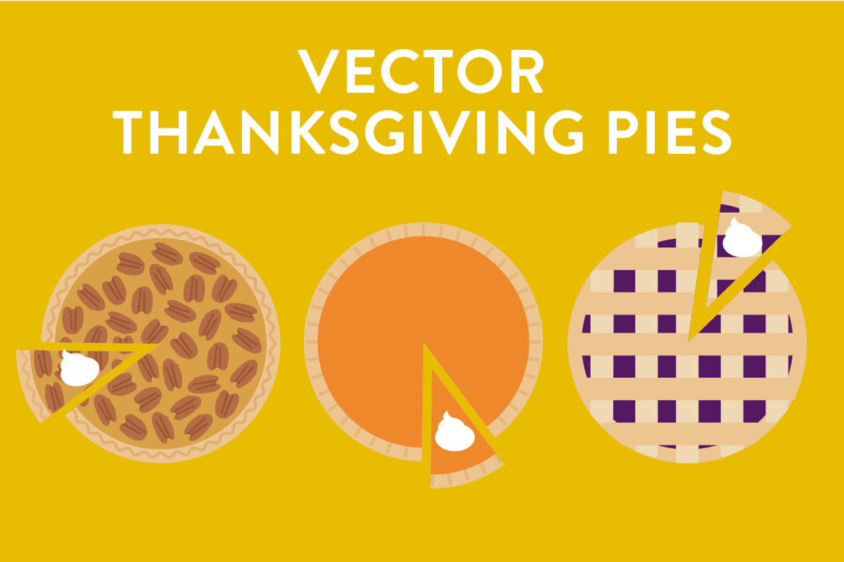 Vector Thanksgiving Pies, an Icon by Sarah Hearts (Photo 1 of 5)