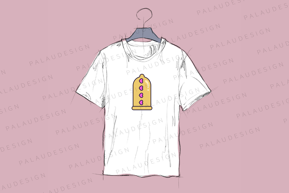 Condoms Multicolored Protection Art, an Object Illustration by Palau (Photo 9 of 11)