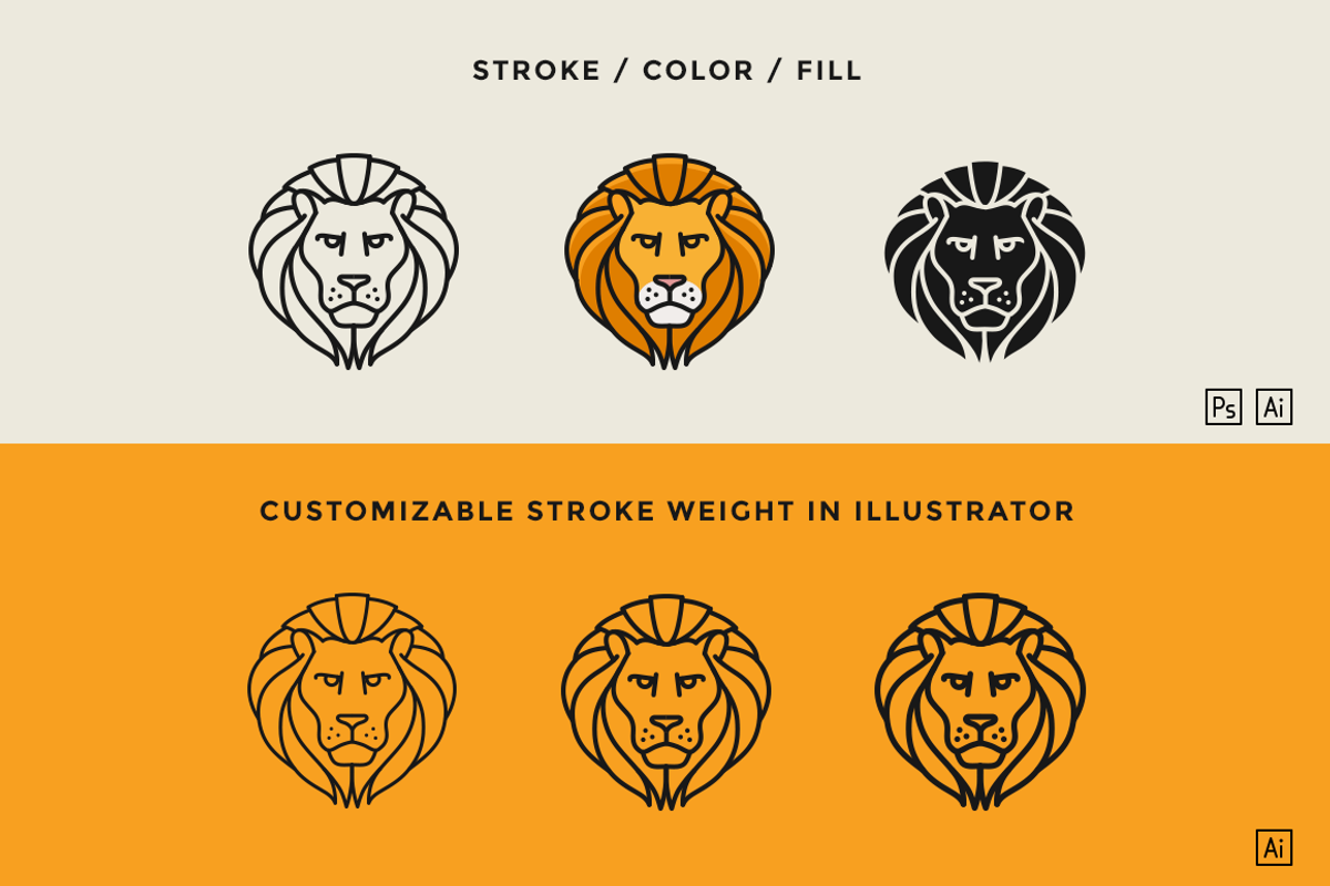 Animal Logo/Badge Templates Vol.1, a Branding & Logo Template by GraphicBurger (Photo 5 of 13)