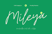 CS Mileya – Stylish Script Font