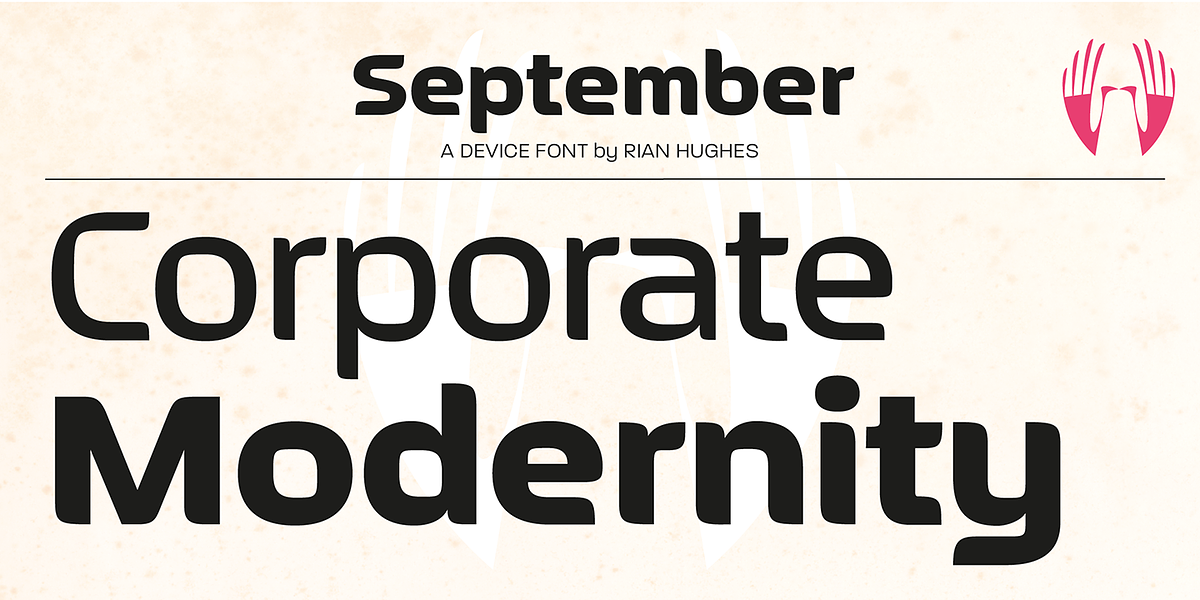September, a Sans Serif Font by Device (Photo 2 of 6)