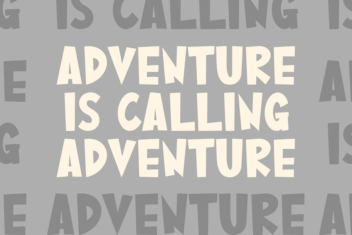 Upper Camp Sans Serif Display Font, a Sans Serif Font by Maulana Creative (Photo 3 of 8)