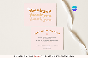 Thank you Card Business Template