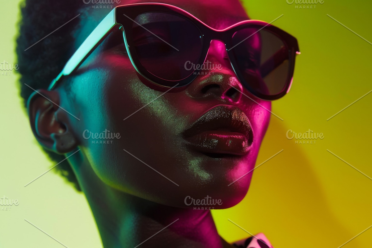 109 Fashion models in sunglasses, a Beauty & Fashion Photo by Handmadefont (Photo 74 of 113)