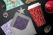 Winter Doodle Patterns set, a Pattern Graphic by Ekaterina Goncharova (Thumbnail 7 of 7)