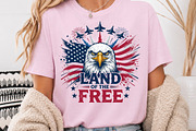 Land of the Free, 4th of July PNG, a Seasonal Illustration by Rose Art (Thumbnail 5 of 7)