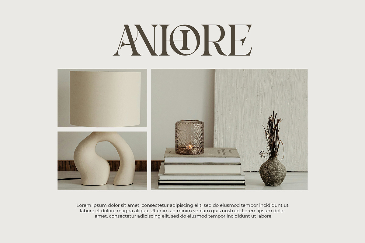 Rheata - Unique Serif Font, a Serif Font by Idea Studio (Photo 6 of 11)