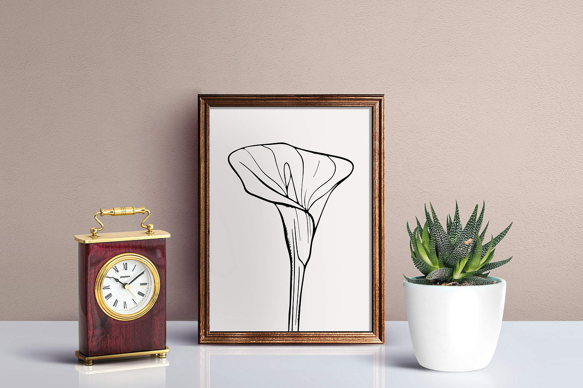 Calla Lily Flower SVG, a Graphic by KostaDigitalArt (Photo 9 of 9)