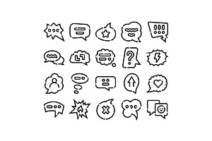 Message chat communication speech, an Object Graphic by pikepicture