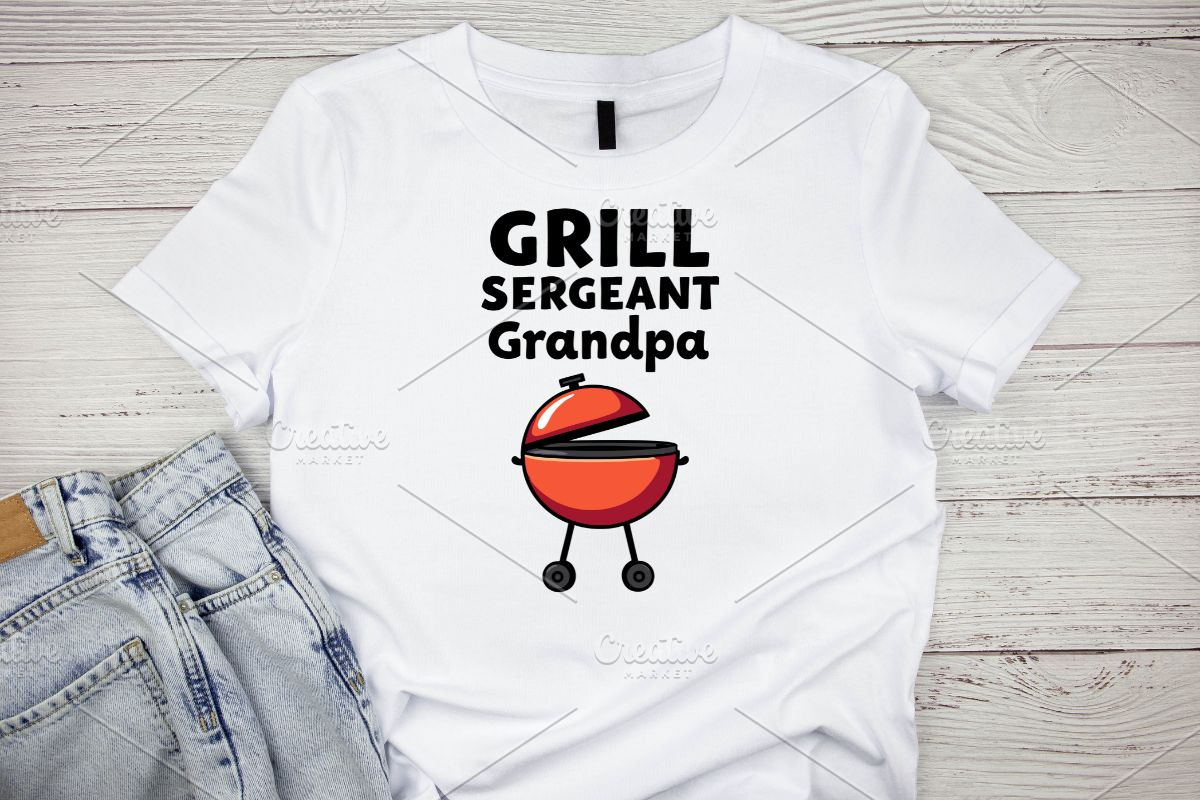 Grill Sergeant Grandpa SVG, an Illustration by Awieee1 (Photo 2 of 4)