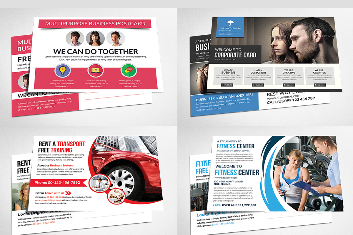 Bundle 50Corporate Flyer 20 PostCard, a Flyer Template by AfzaalGraphics (Photo 8 of 9)
