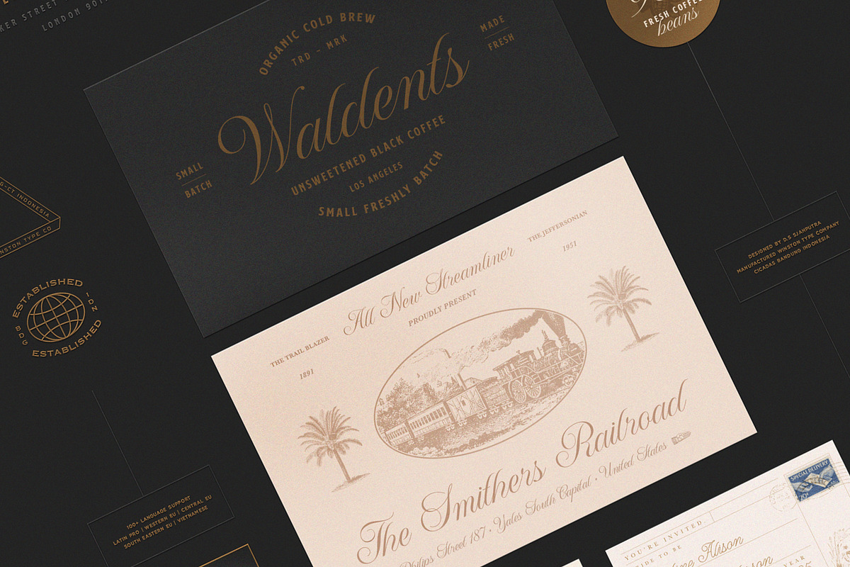 WT Hilton Script, a Font by Winston Type Co. (Photo 7 of 9)