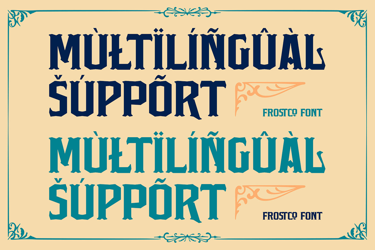 Frostco, a Symbol Font by Vintage Division (Photo 14 of 15)