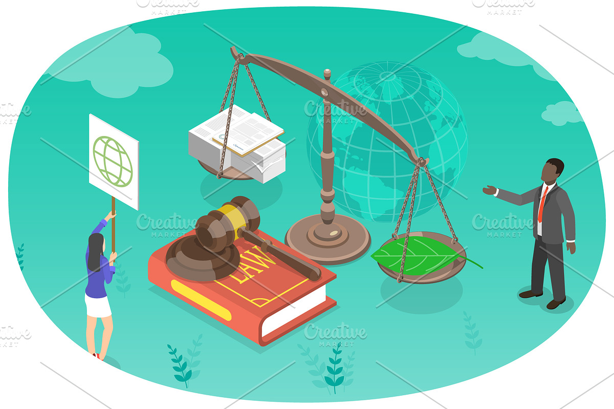 Environmental conservation Set 01, a Person Illustration by AndriiStore (Photo 8 of 11)
