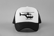 Helicopter Silhouette SVG, a Transportation Illustration by newminddesign (Thumbnail 3 of 10)