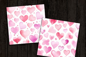 Valentine Heart Digital Paper Pack