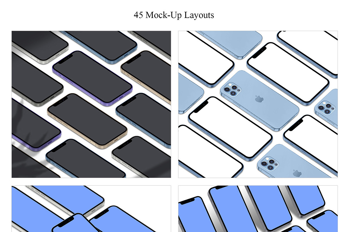 ALL 3D iPHONE MOCK-UP BUNDLE VOL-6, an iPhone Mockup by Graphicsworld125 (Photo 3 of 21)